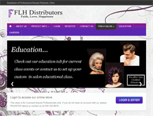 Tablet Screenshot of flhdistributor.com